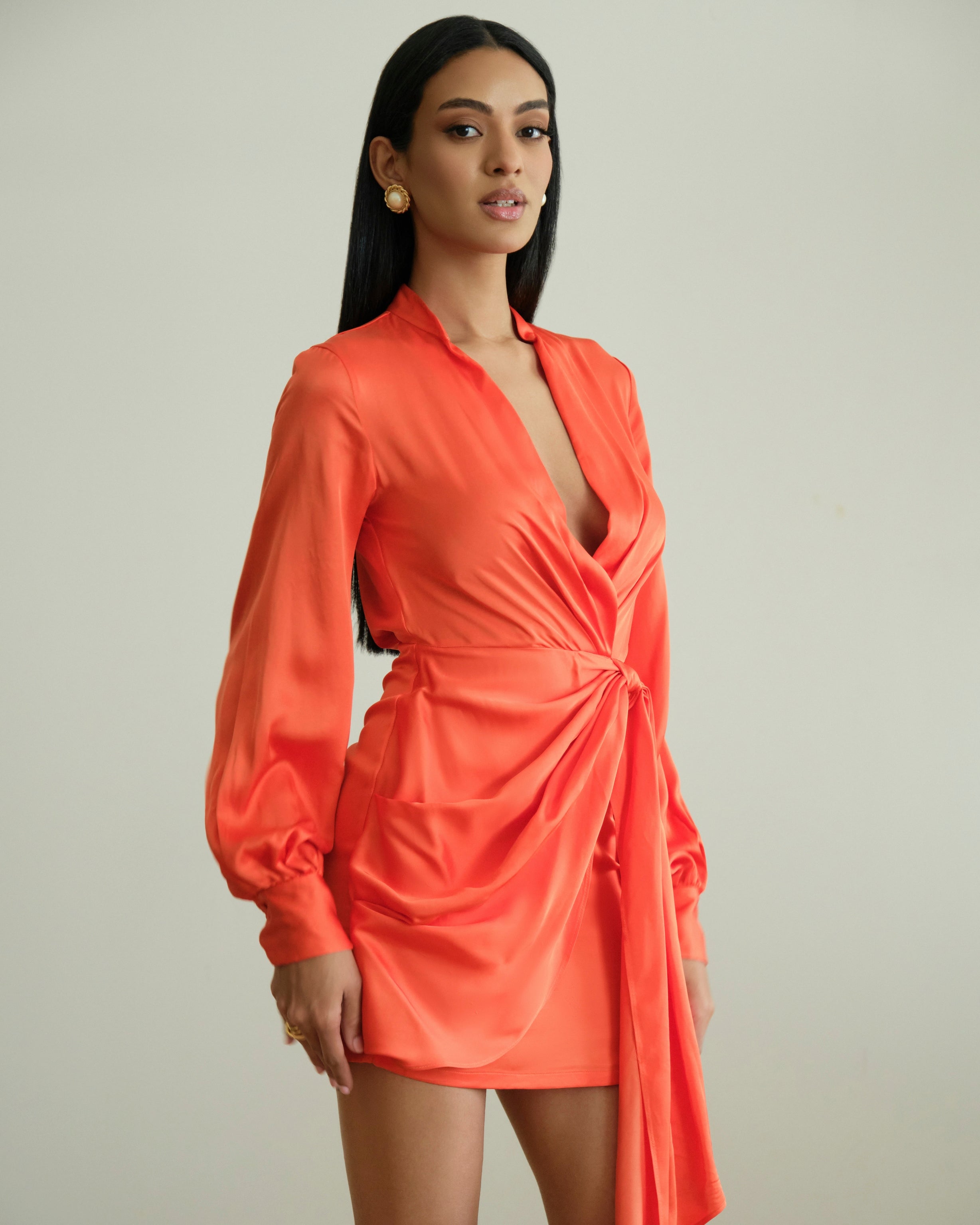 ZOE mini dress tangerine
