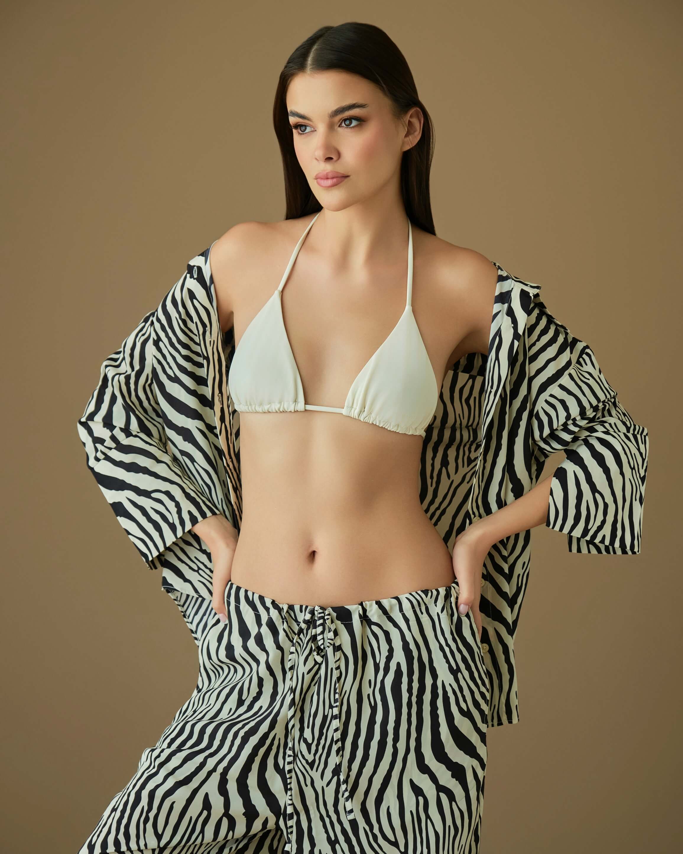 Luna zebra print set