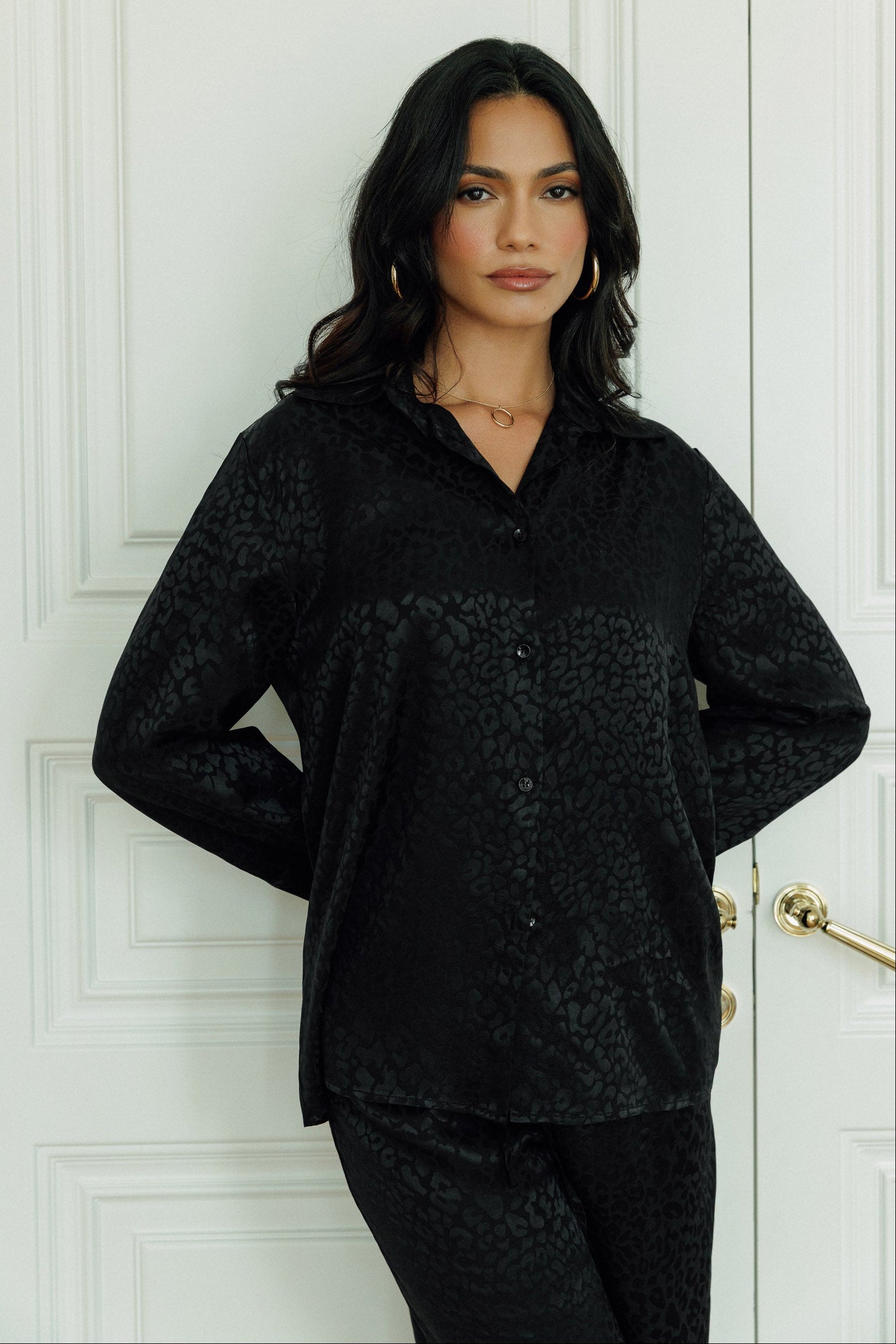 Eleese Jacquard Set - Noir