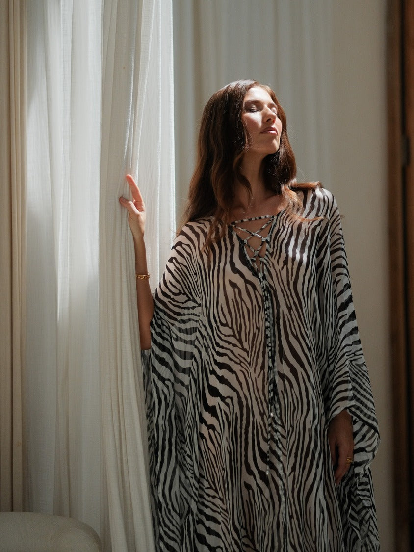 Lyra zebra kaftan
