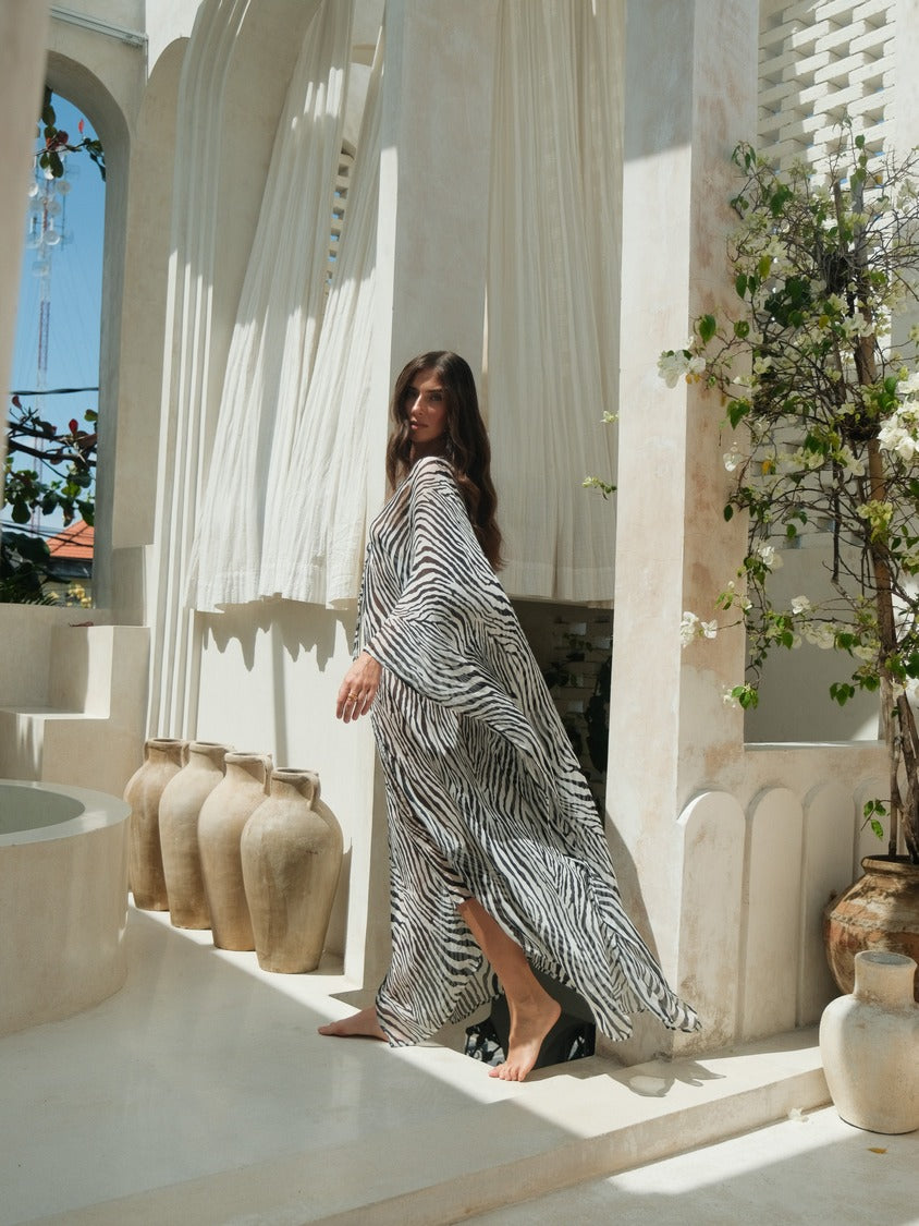 Lyra zebra kaftan