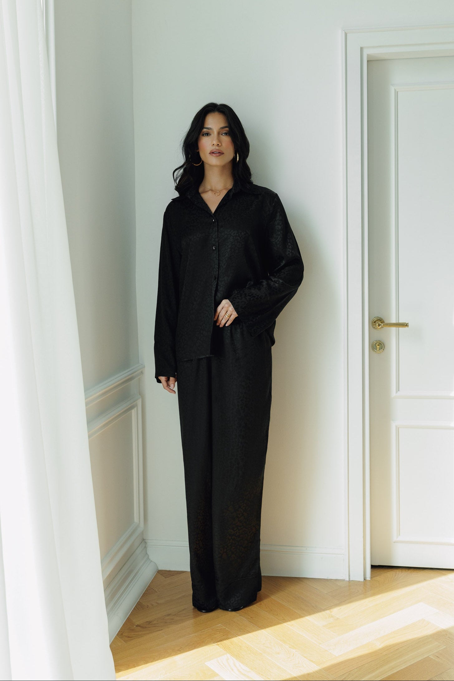 Eleese Jacquard Set - Noir