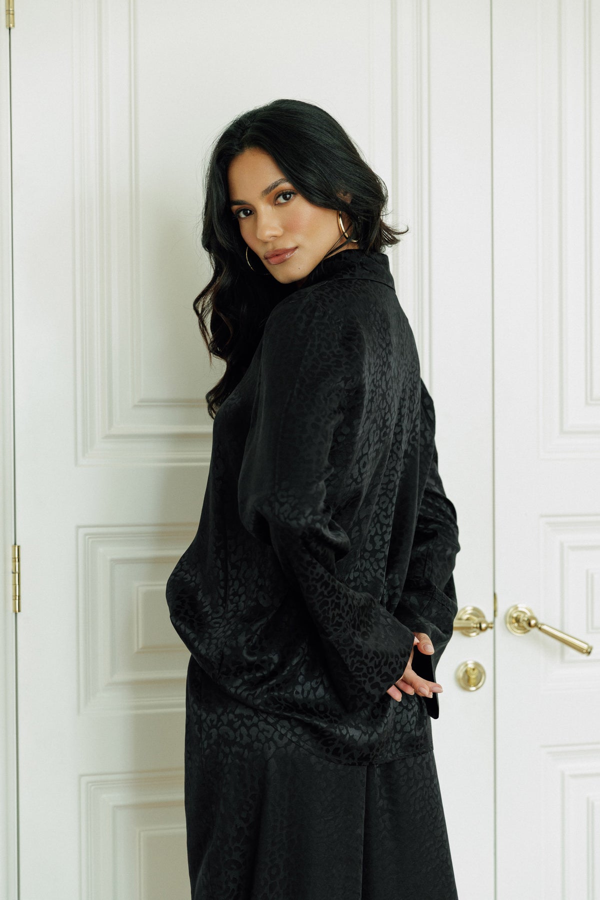 Eleese Jacquard Set - Noir