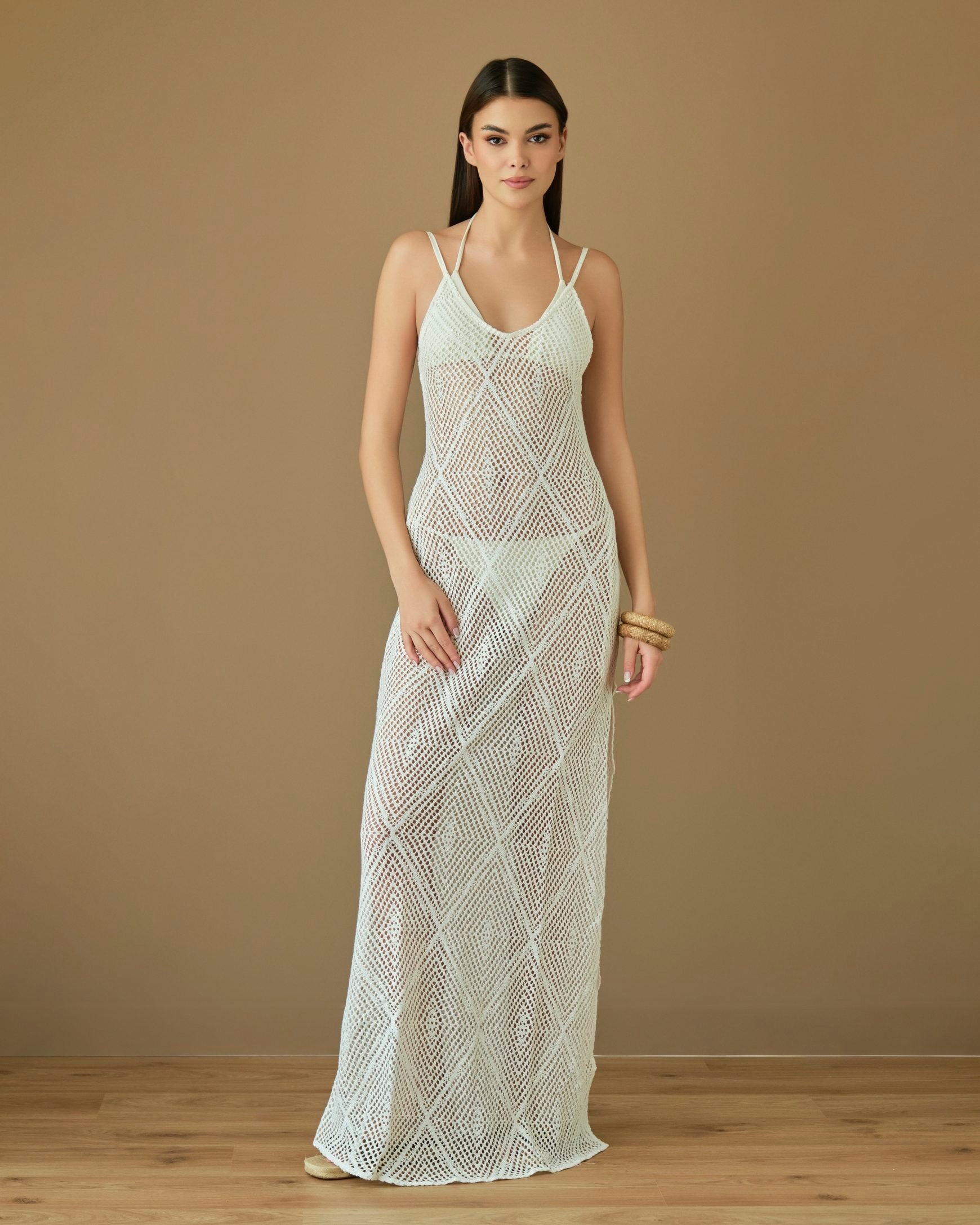 Anna Crochet Dress - Elegant Maxi Summer Style